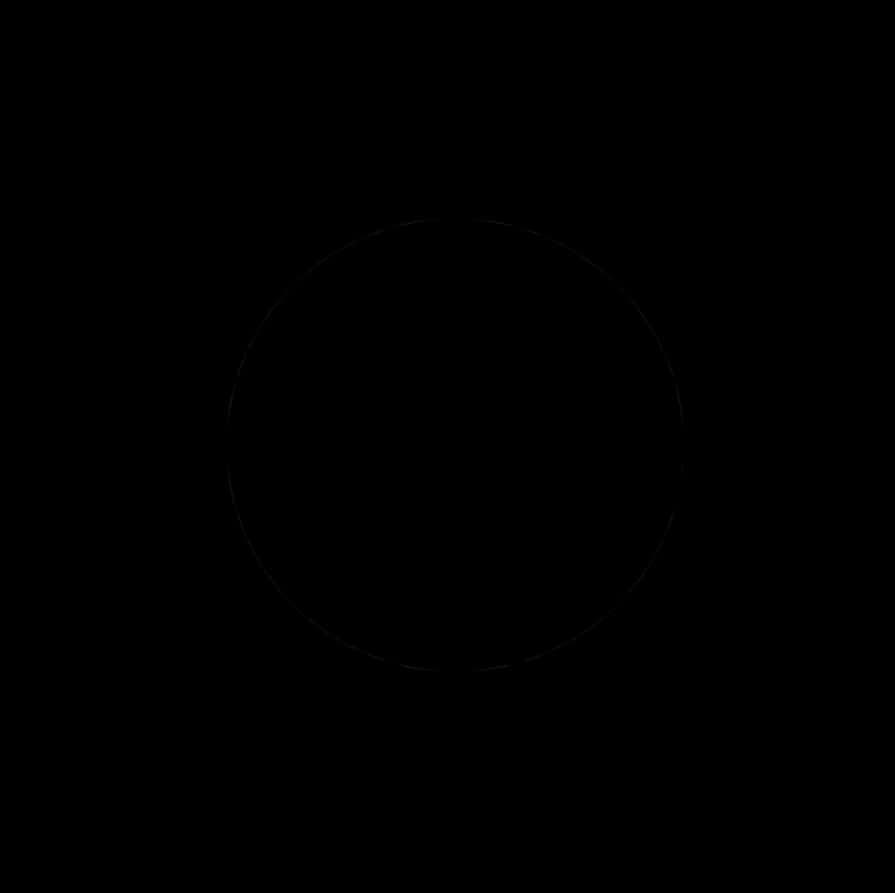 Black Round Frameon Dark Background PNG Image