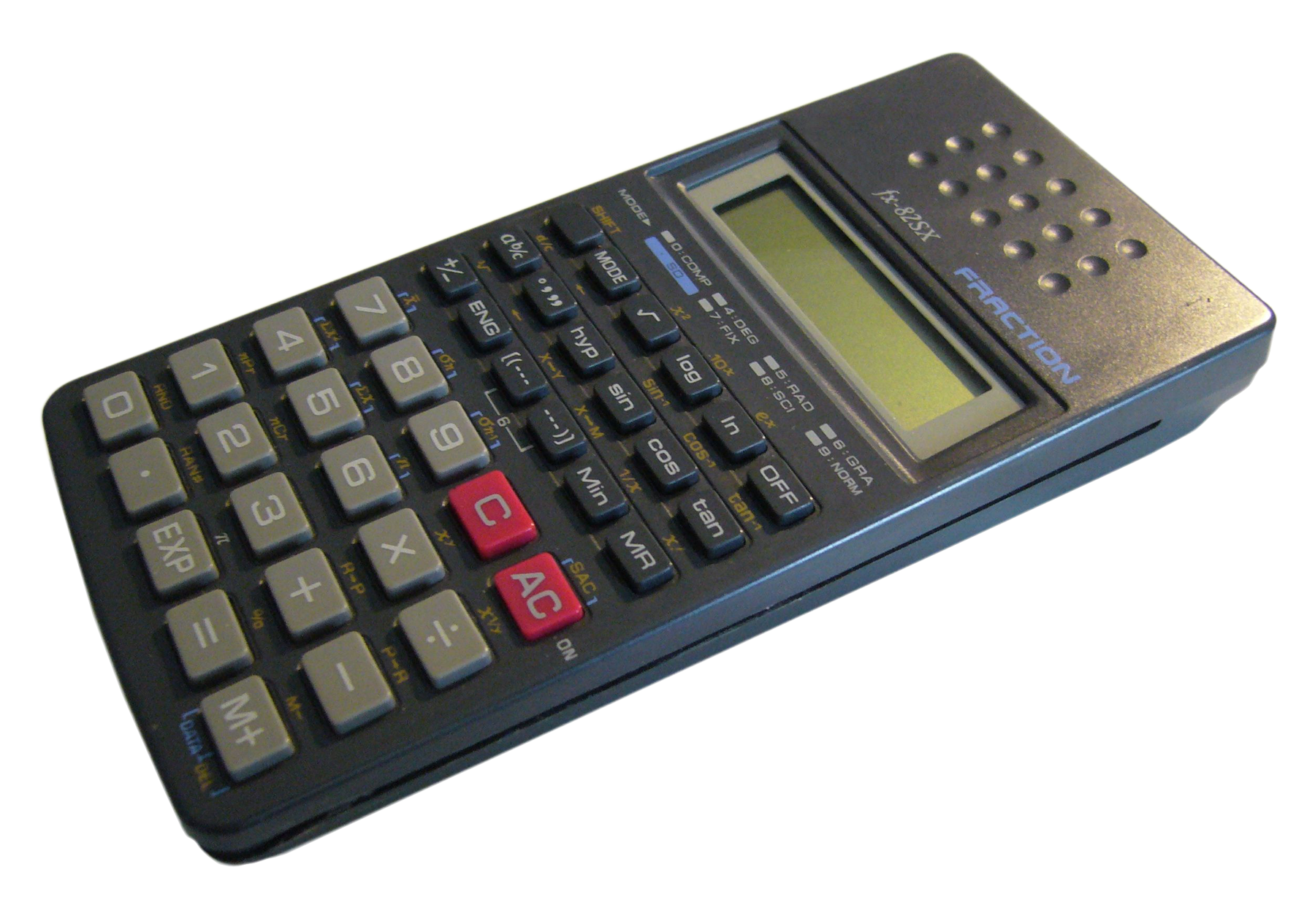 Black Scientific Calculator PNG Image