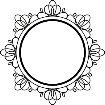 Black Screenwith Circle Texture PNG Image