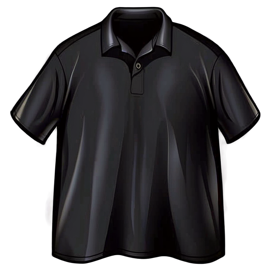 Black Shirt Vector Png 05252024 PNG Image