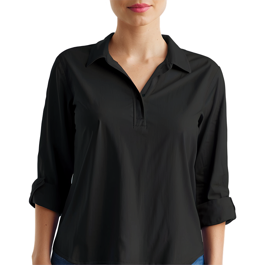 Black Shirt With Logo Png 80 PNG Image