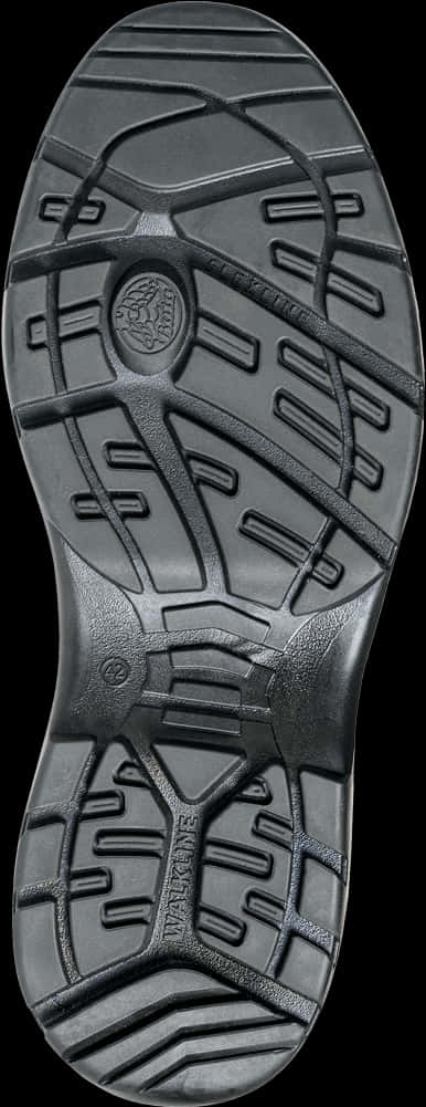 Black Shoe Sole Tread Pattern PNG Image