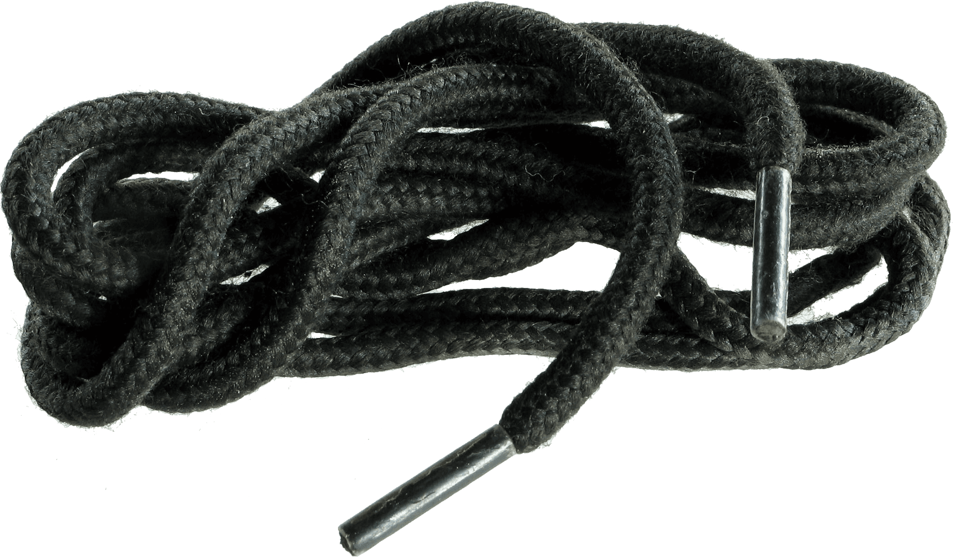 Black Shoelace Tangled Transparent Background PNG Image