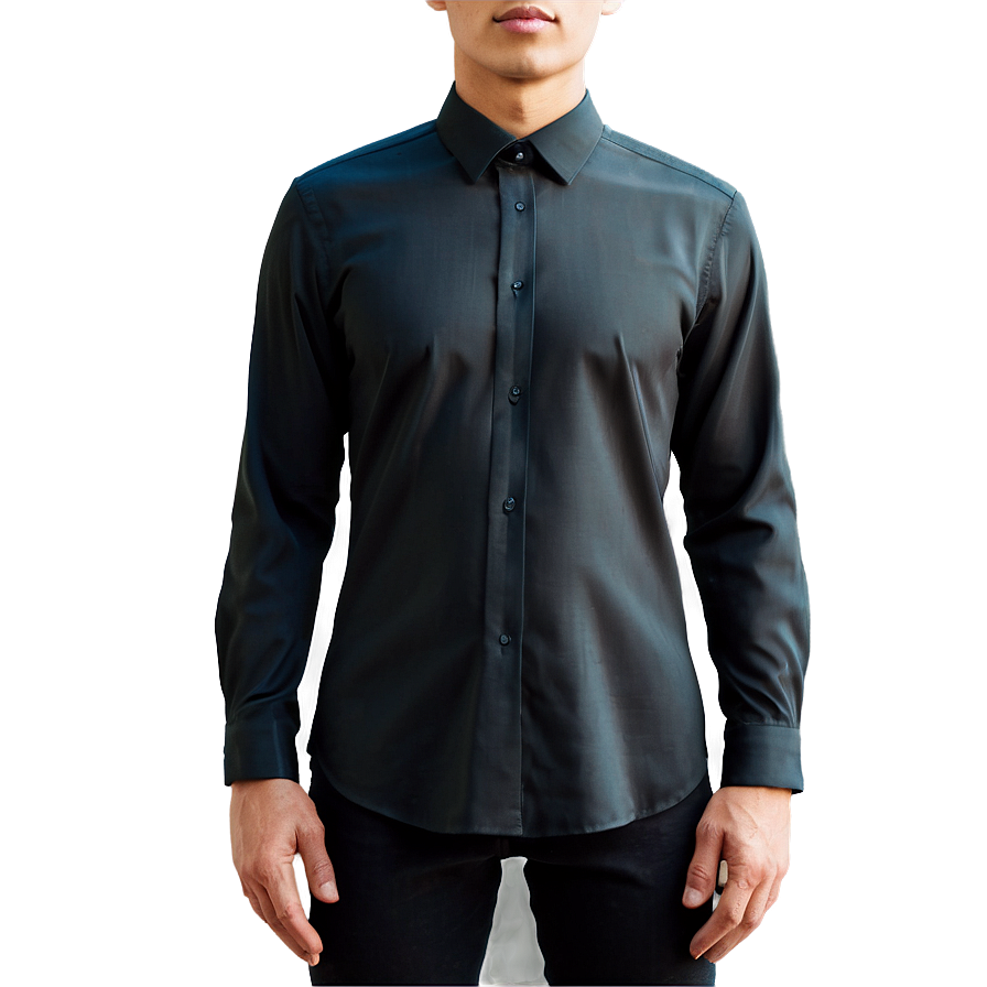 Black Silk Shirt Png Rif PNG Image