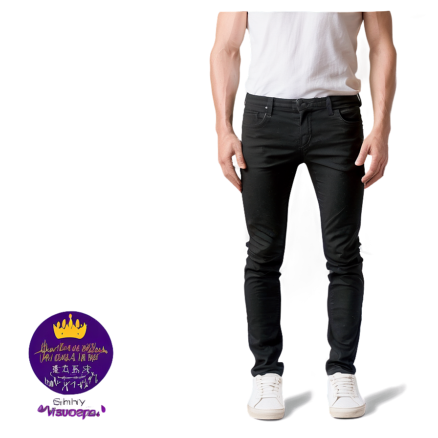 Black Skinny Pants Png 15 PNG Image