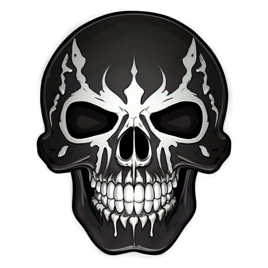 Black Skull Emblem Png 06202024 PNG Image