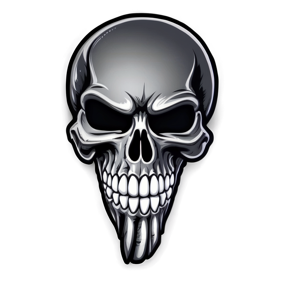 Black Skull Emblem Png 06202024 PNG Image