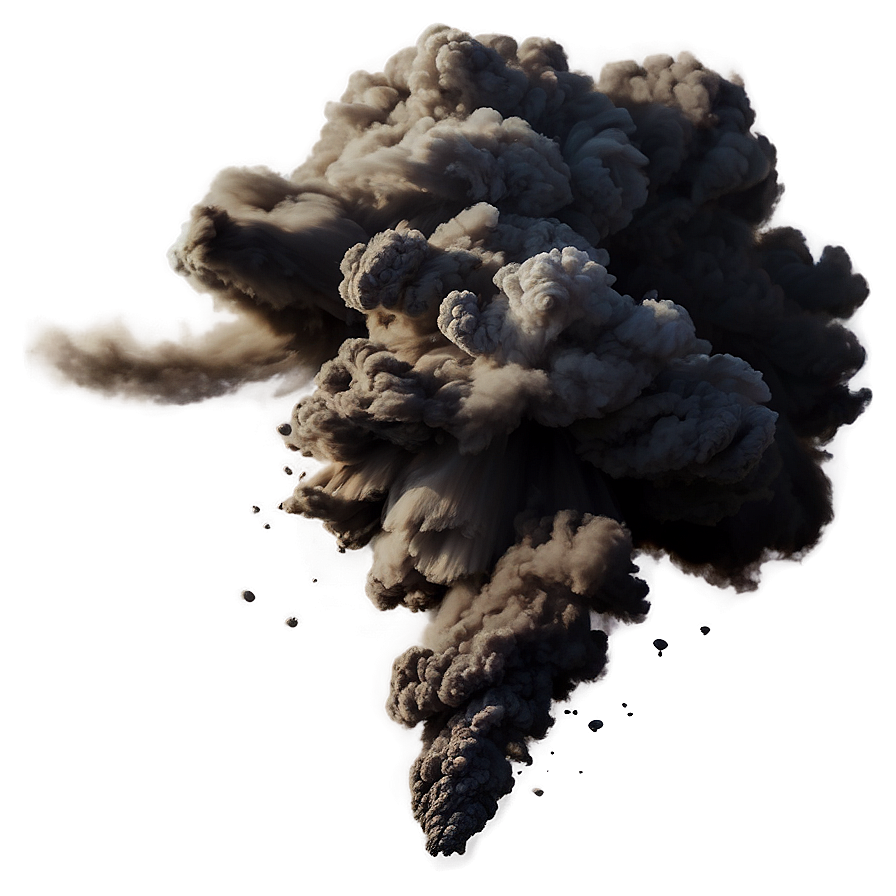 Black Smoke Explosion Png 05252024 PNG Image