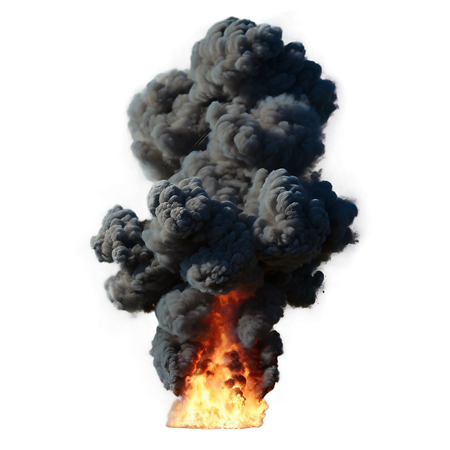 Black Smoke Explosion Png 28 PNG Image