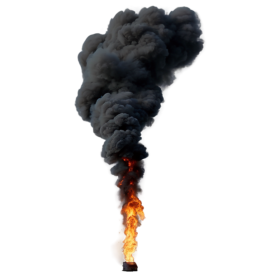 Black Smoke Flare Png Ivs76 PNG Image