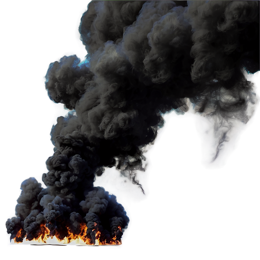 Black Smoke Flow Png 7 PNG Image