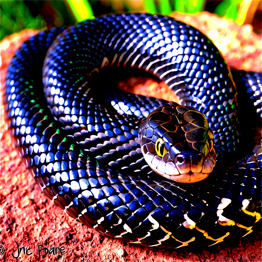 Black Snake Coiling Png Bic PNG Image