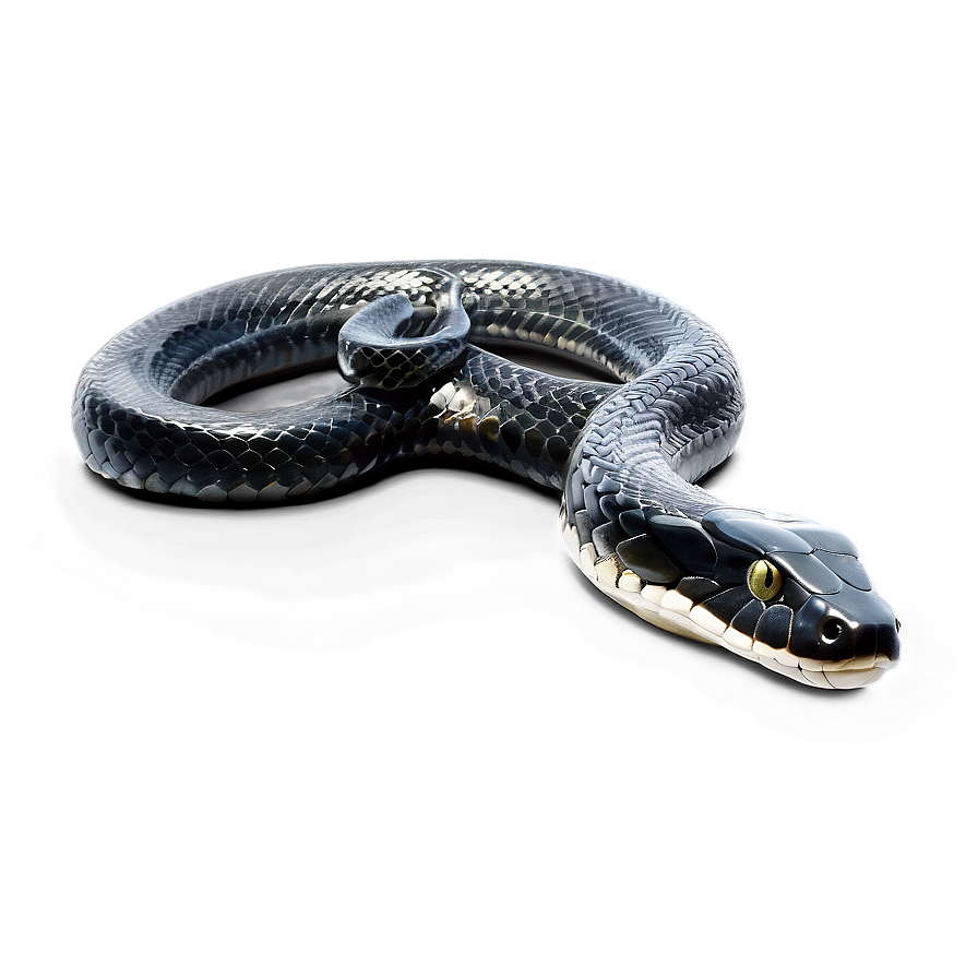 Black Snake In Attack Position Png Ntc81 PNG Image