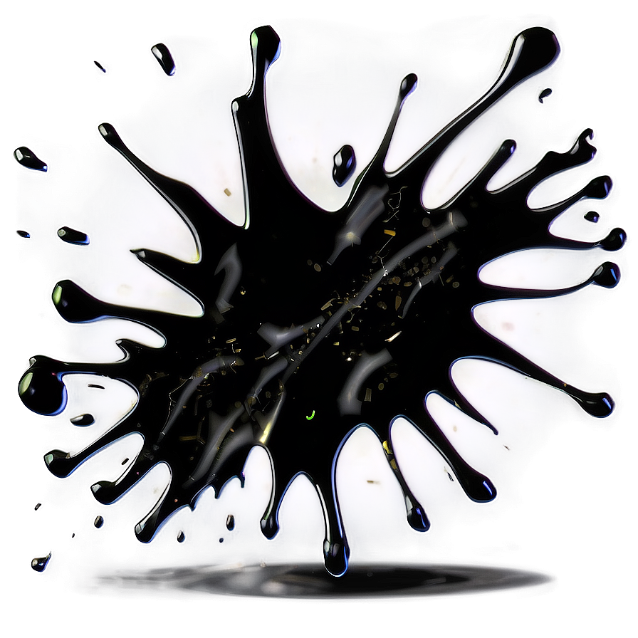 Black Splat Png Vby59 PNG Image