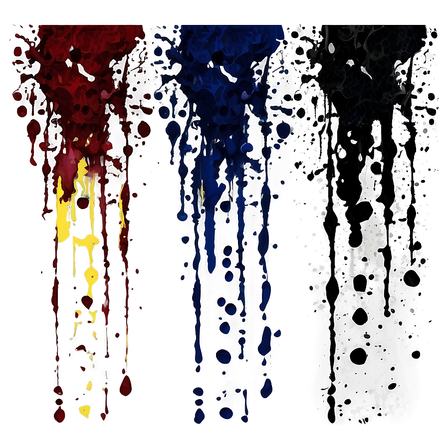 Black Splatter Artistic Expression Png 06262024 PNG Image