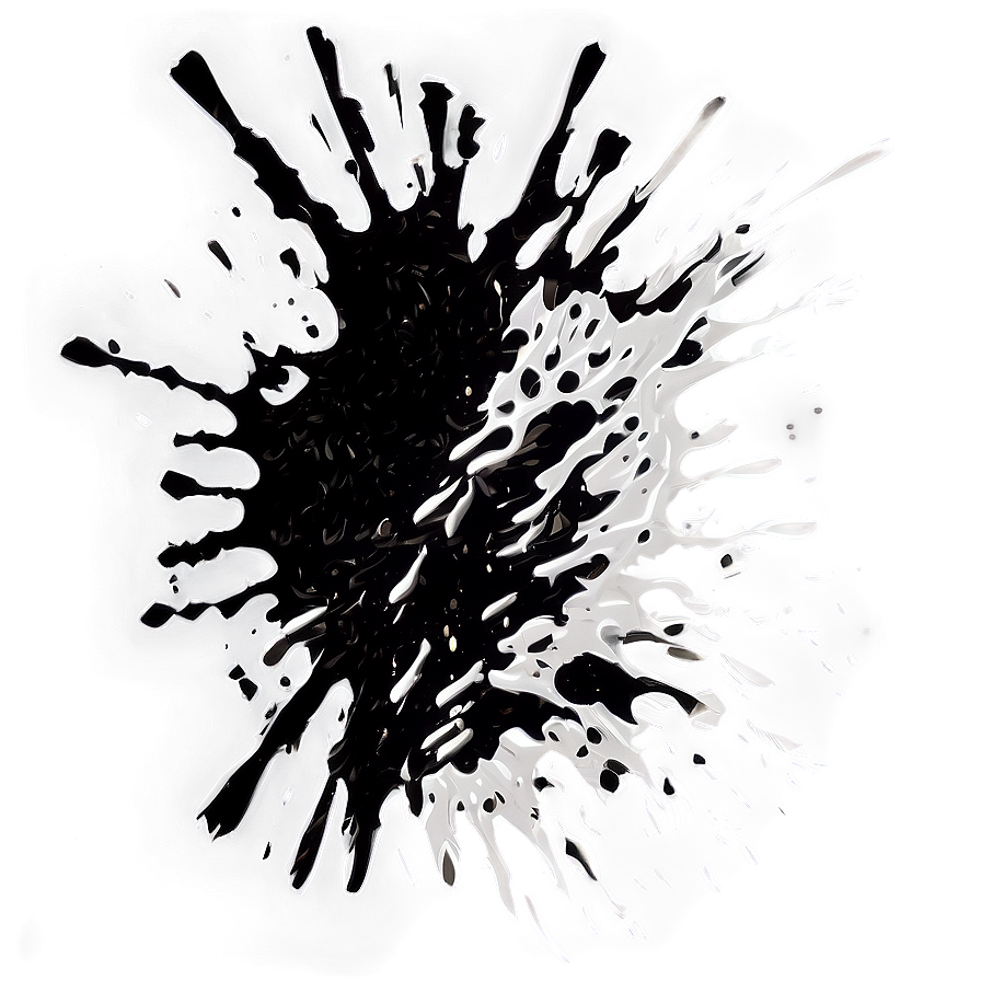 Black Splatter Spray Paint Png Qep48 PNG Image