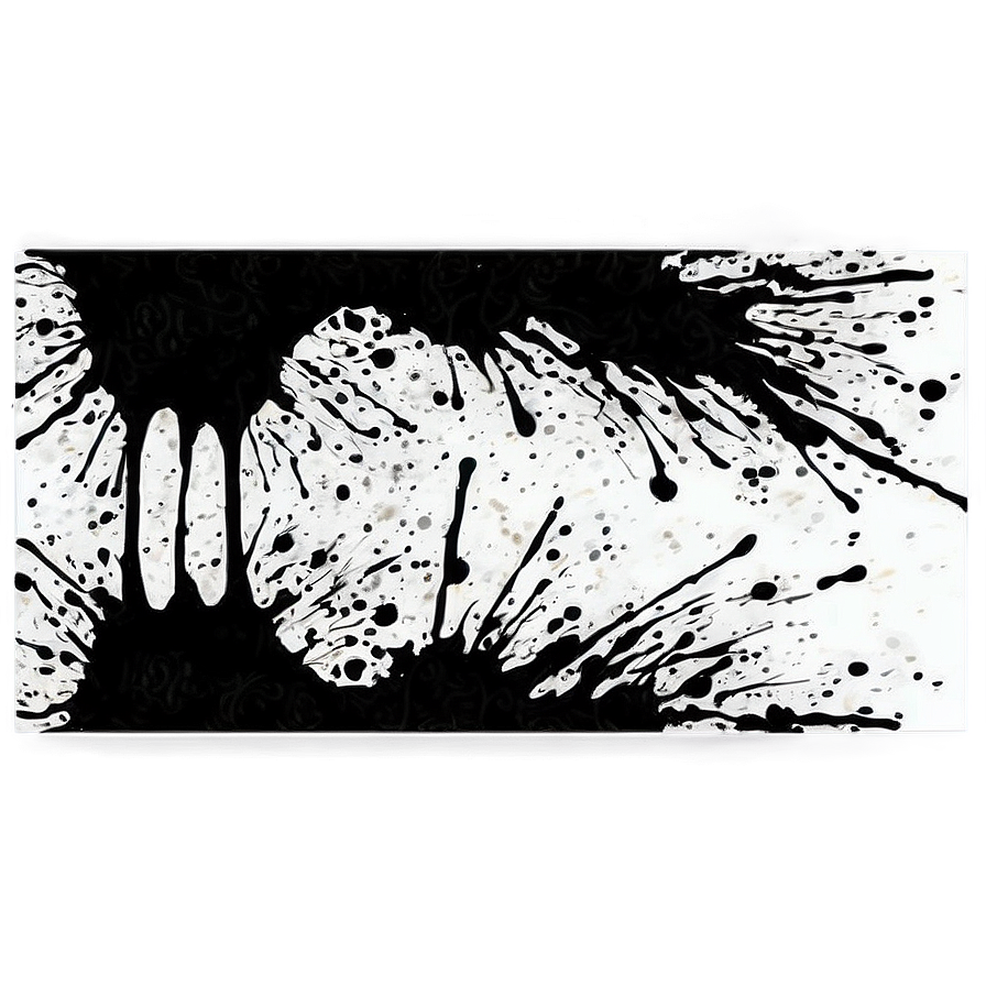 Black Splatter Watercolor Effect Png Odp48 PNG Image