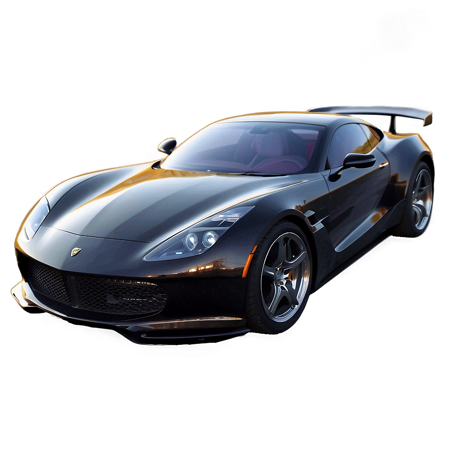 Black Sports Car Png 06112024 PNG Image