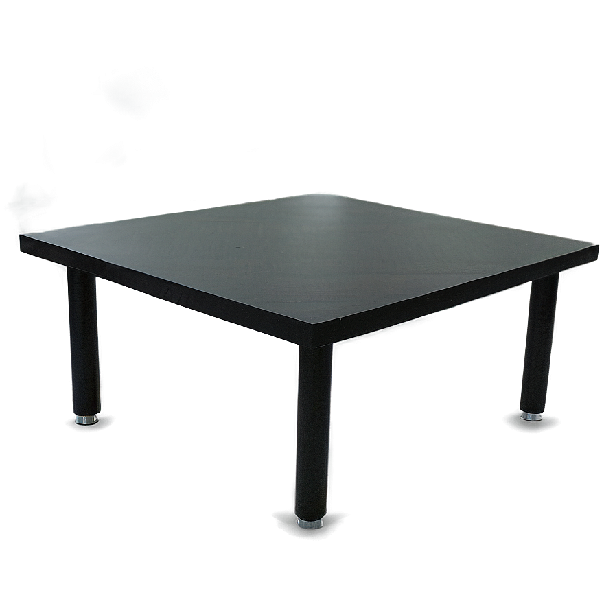 Black Square Table Png 06262024 PNG Image