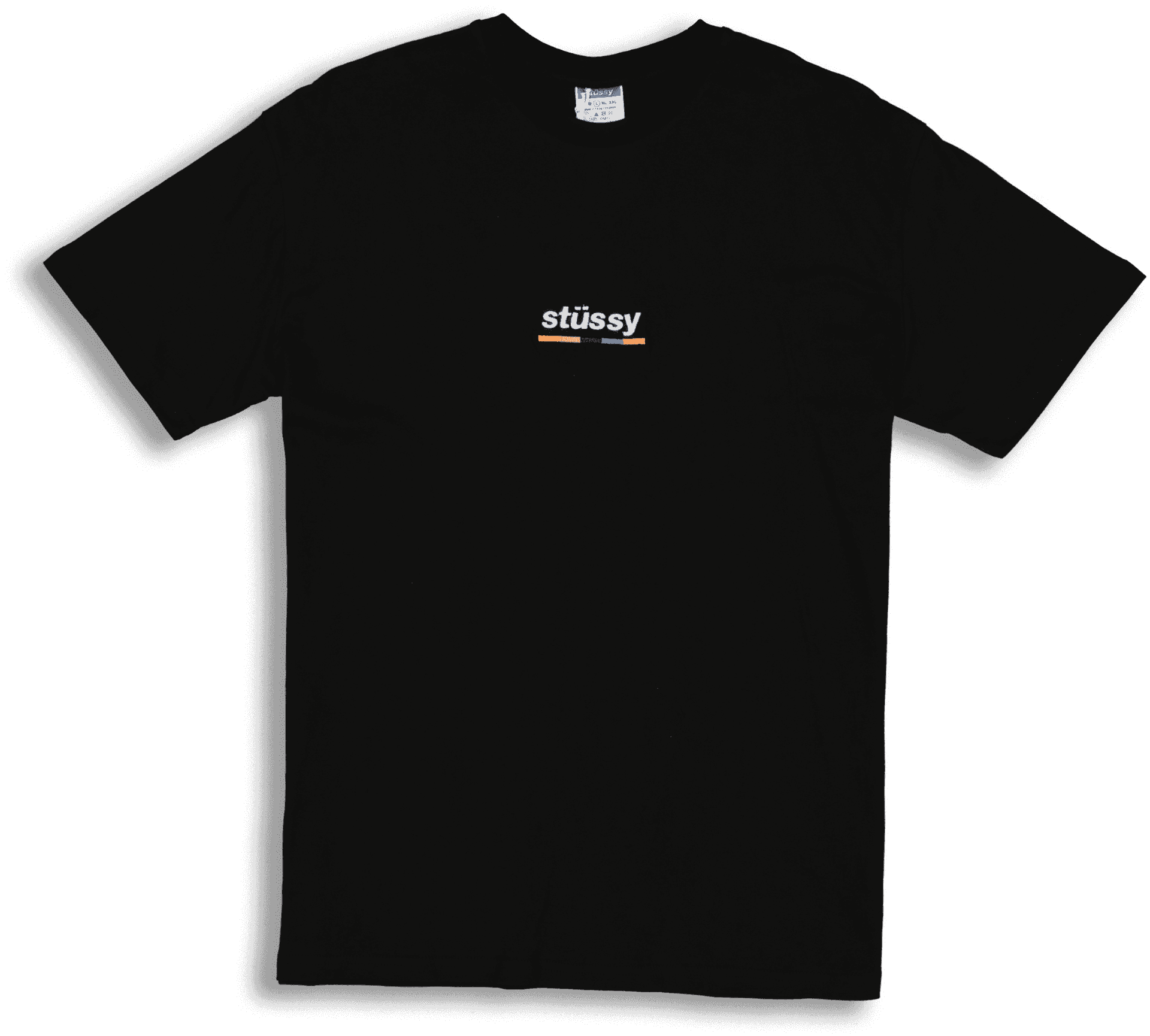 Black Stussy Logo T Shirt PNG Image