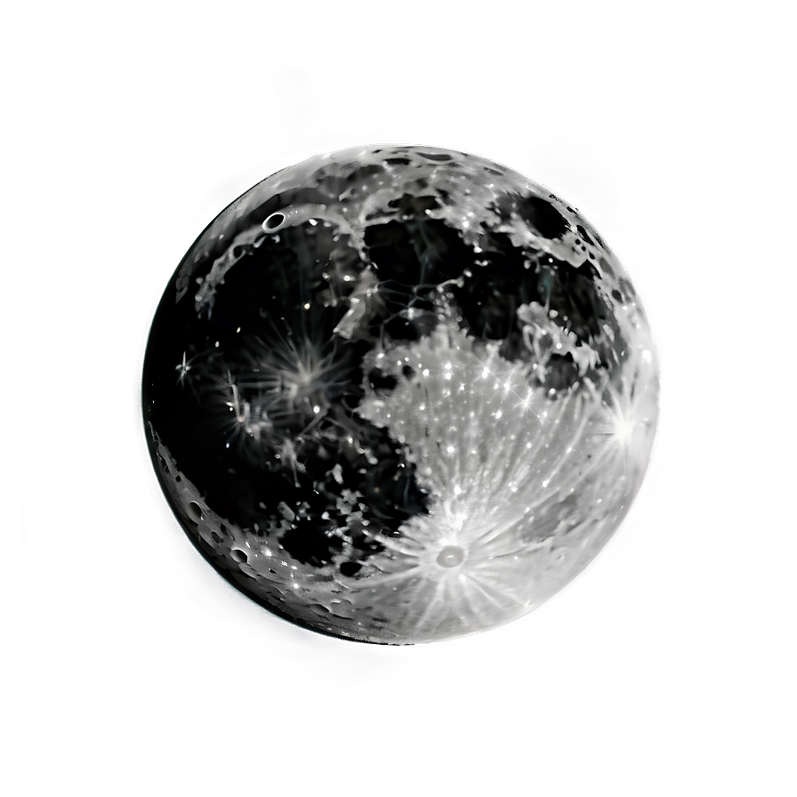 Black Super Moon Png Uqe PNG Image