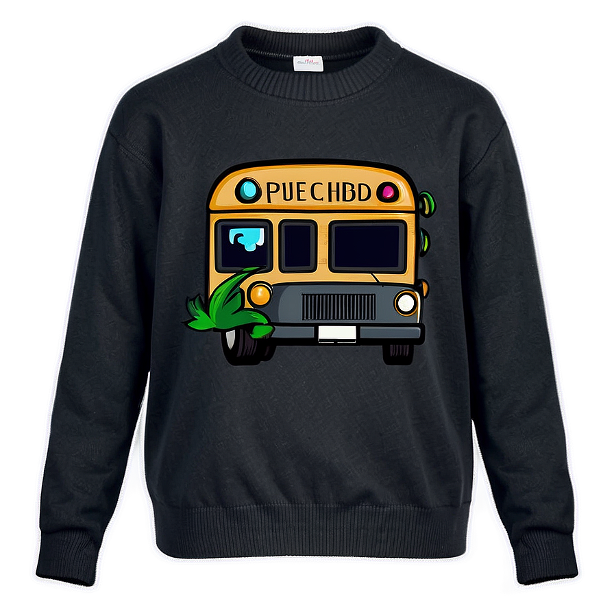 Black Sweater For School Png 50 PNG Image