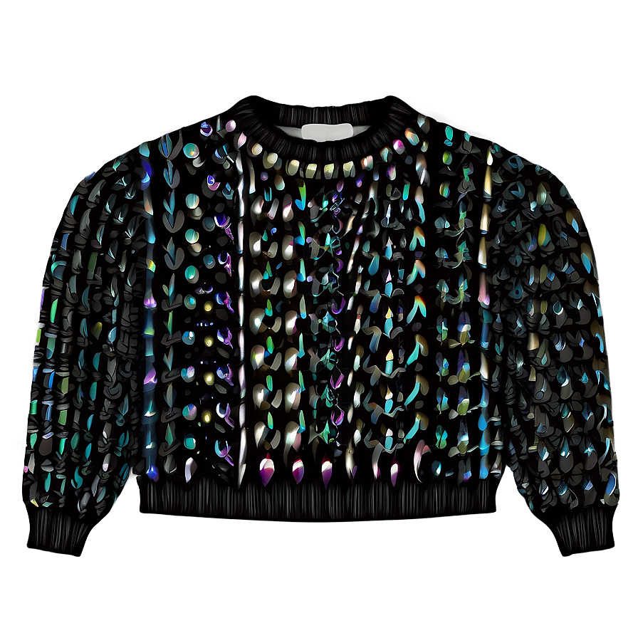 Black Sweater Pattern Png Xgt PNG Image