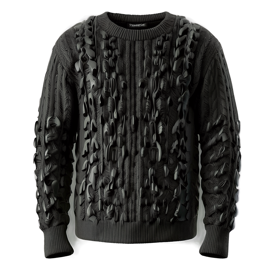 Black Sweater Texture Png Yqi PNG Image