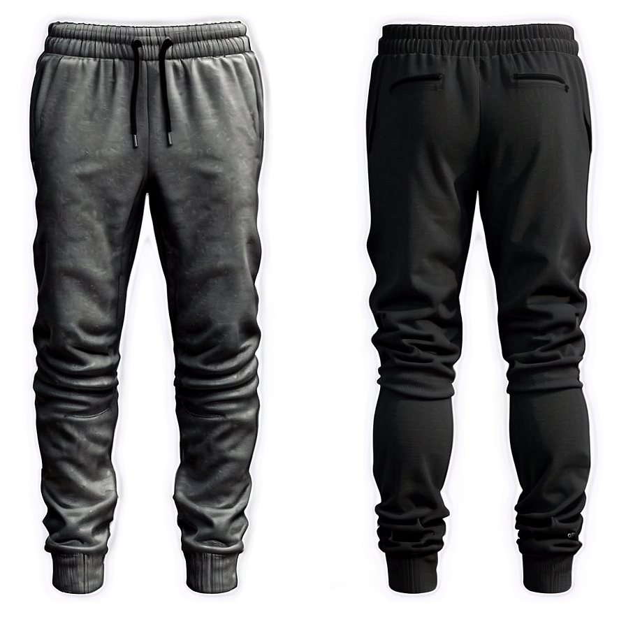 Black Sweatpants Png 10 PNG Image