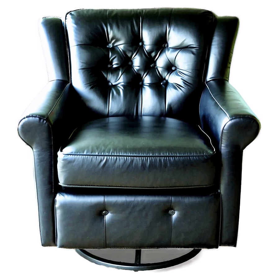 Black Swivel Chair Png Olq57 PNG Image