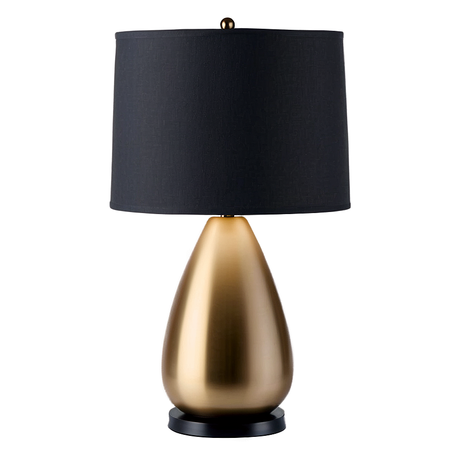 Black Table Lamp Png 06262024 PNG Image