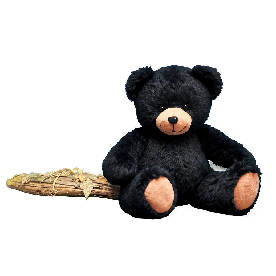 Black Teddy Bear Png 11 PNG Image