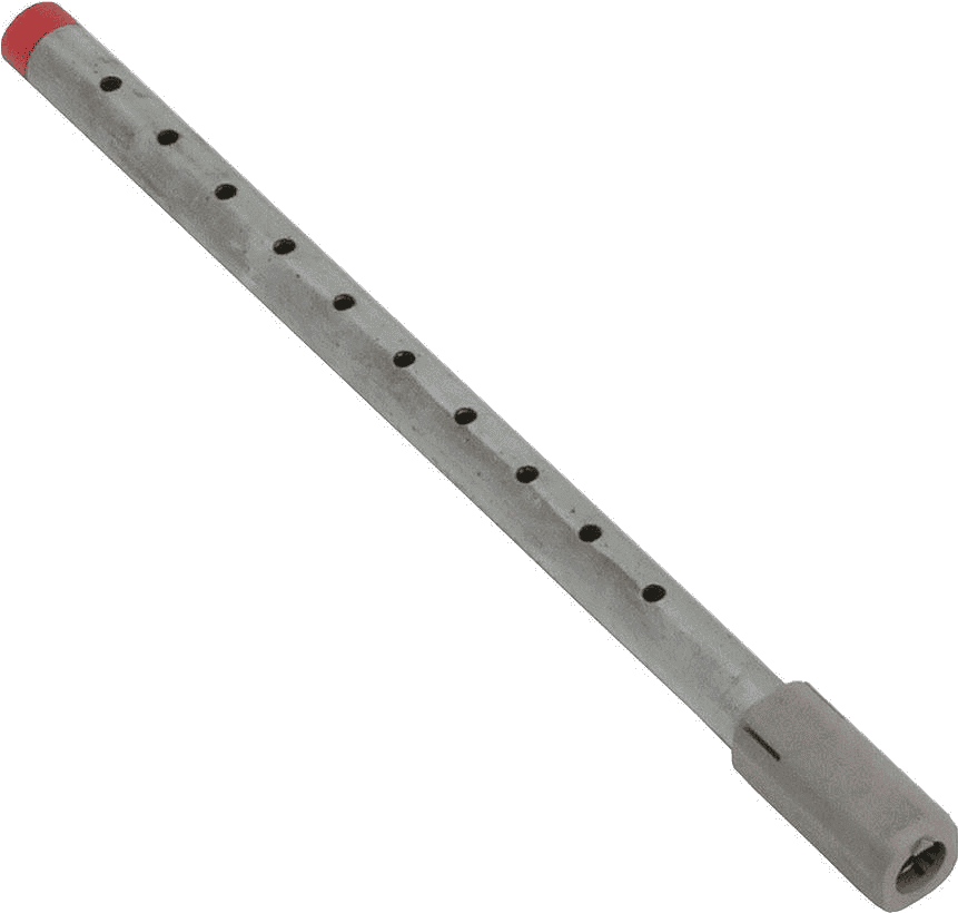 Black Tin Whistle Musical Instrument PNG Image