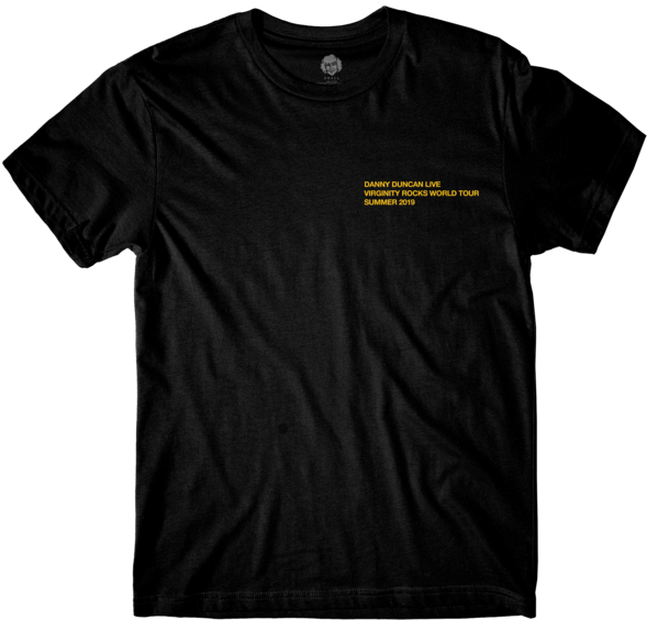 Black Tour T Shirt Mockup PNG Image