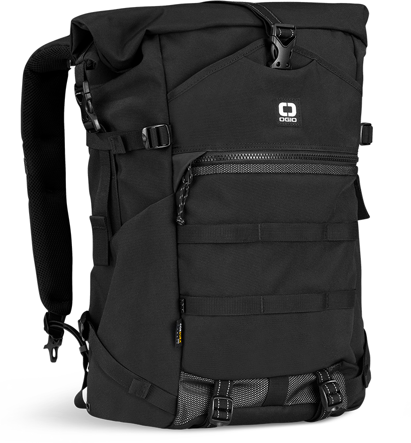 Black Travel Backpack Product Photo PNG Image