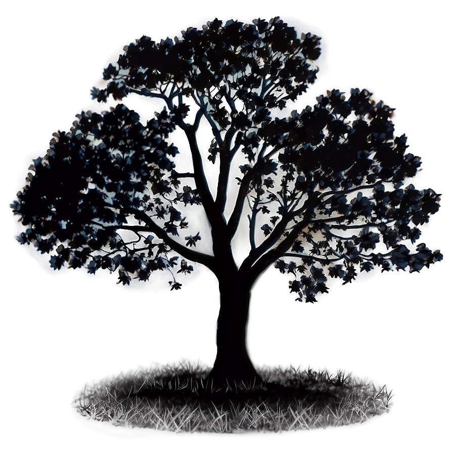 Black Tree Image Png Pou PNG Image