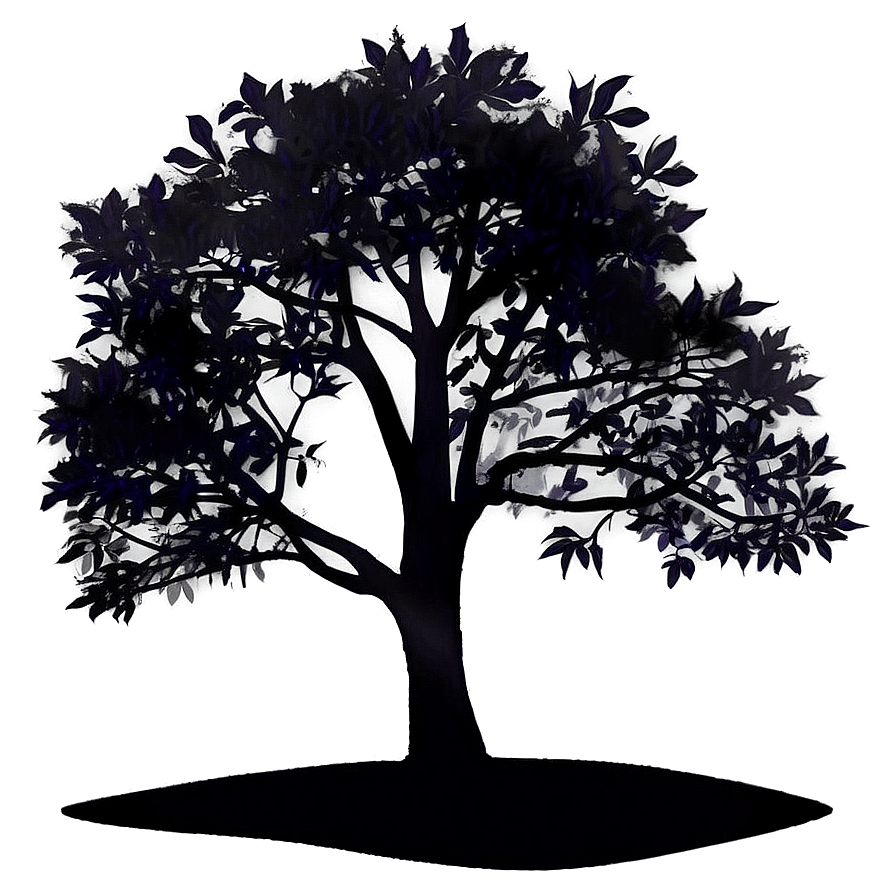 Black Tree In Night Png 29 PNG Image