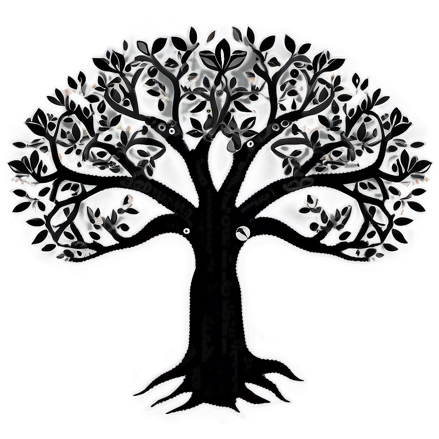 Black Tree Of Life Png Dal PNG Image