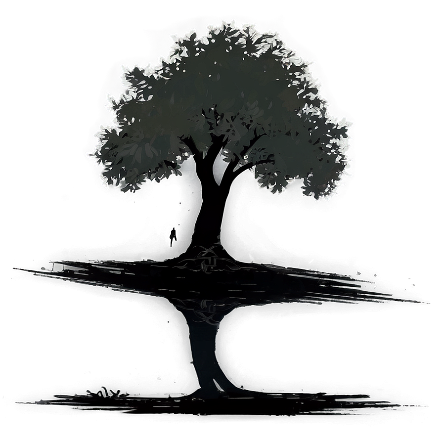 Black Tree Shadow Png 61 PNG Image