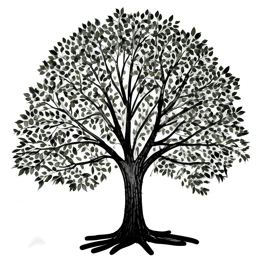 Black Tree Sketch Png Ccb90 PNG Image