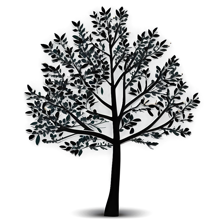 Black Tree Vector Png Tlf48 PNG Image