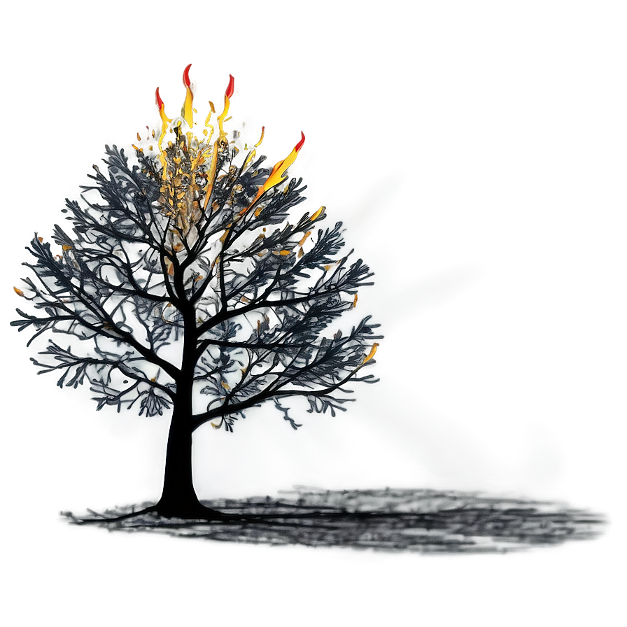 Black Tree With Sunburst Png 06212024 PNG Image