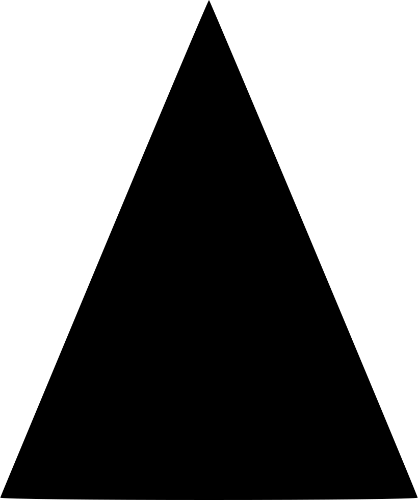 Black Triangle Graphic PNG Image