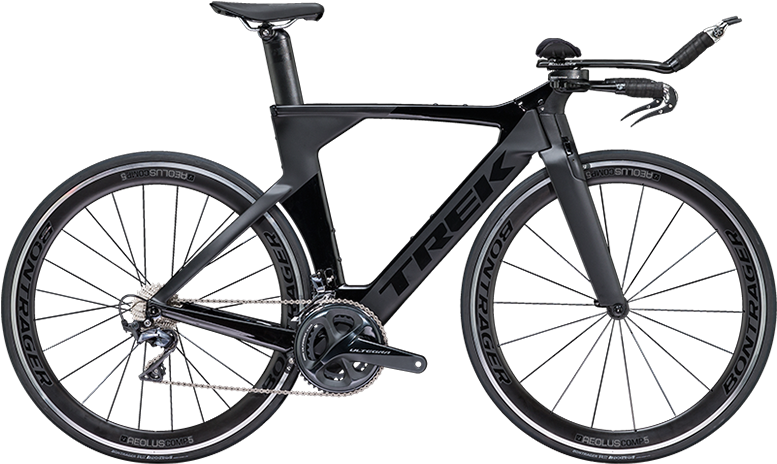 Black Triathlon Bike Trek Model PNG Image