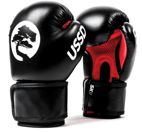 Black U S S D Boxing Gloves PNG Image