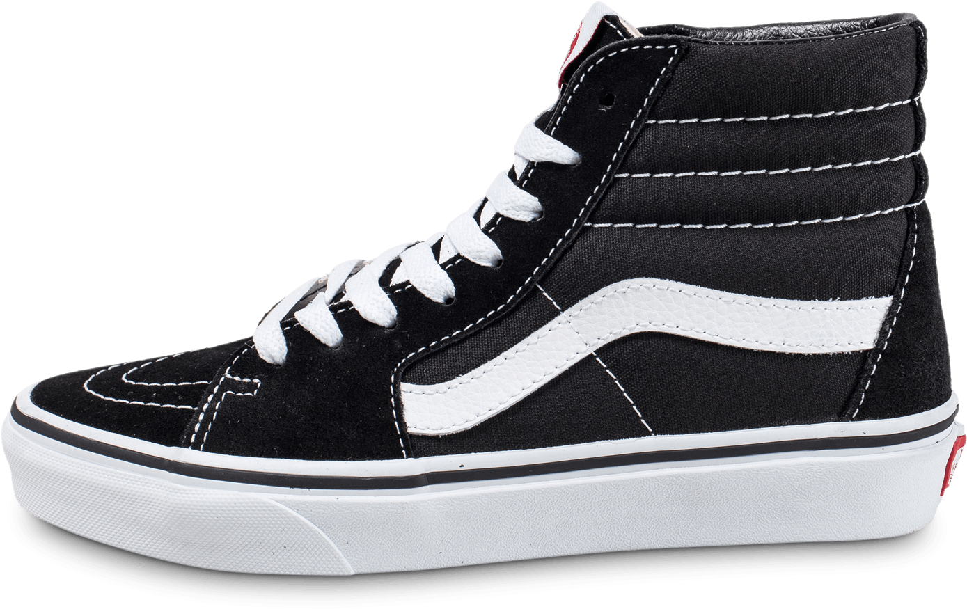 Black Vans Sk8 Hi Sneaker PNG Image