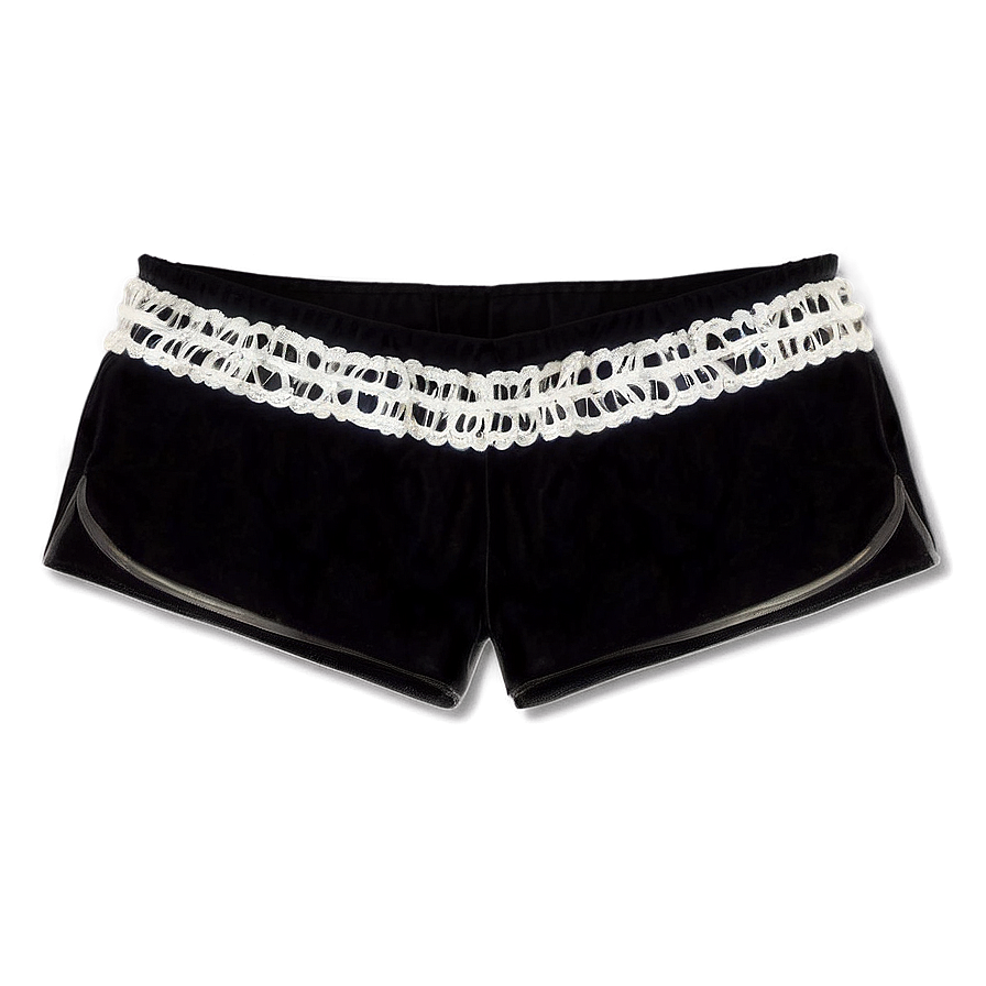 Black Velvet Shorts Png 06132024 PNG Image