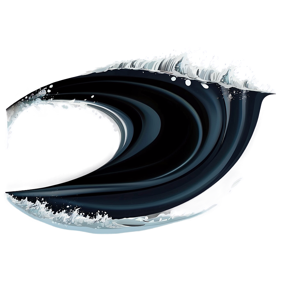 Black Wave Illustration Png Jes6 PNG Image