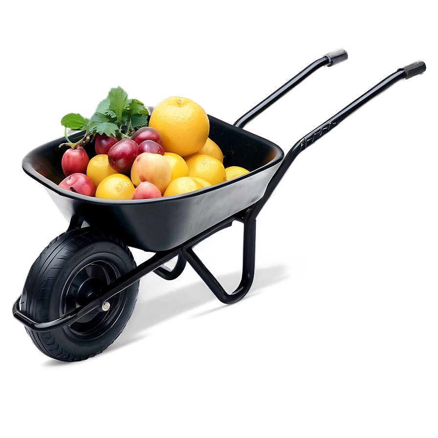 Black Wheelbarrow Png 99 PNG Image