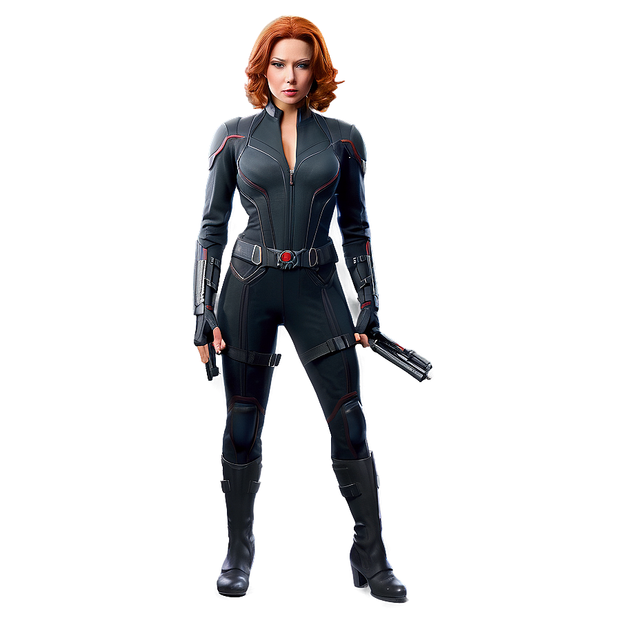 Black Widow In Suit Png 05212024 PNG Image